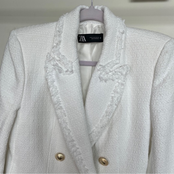 Zara Cropped Tweed Jacket - Picture 8 of 10